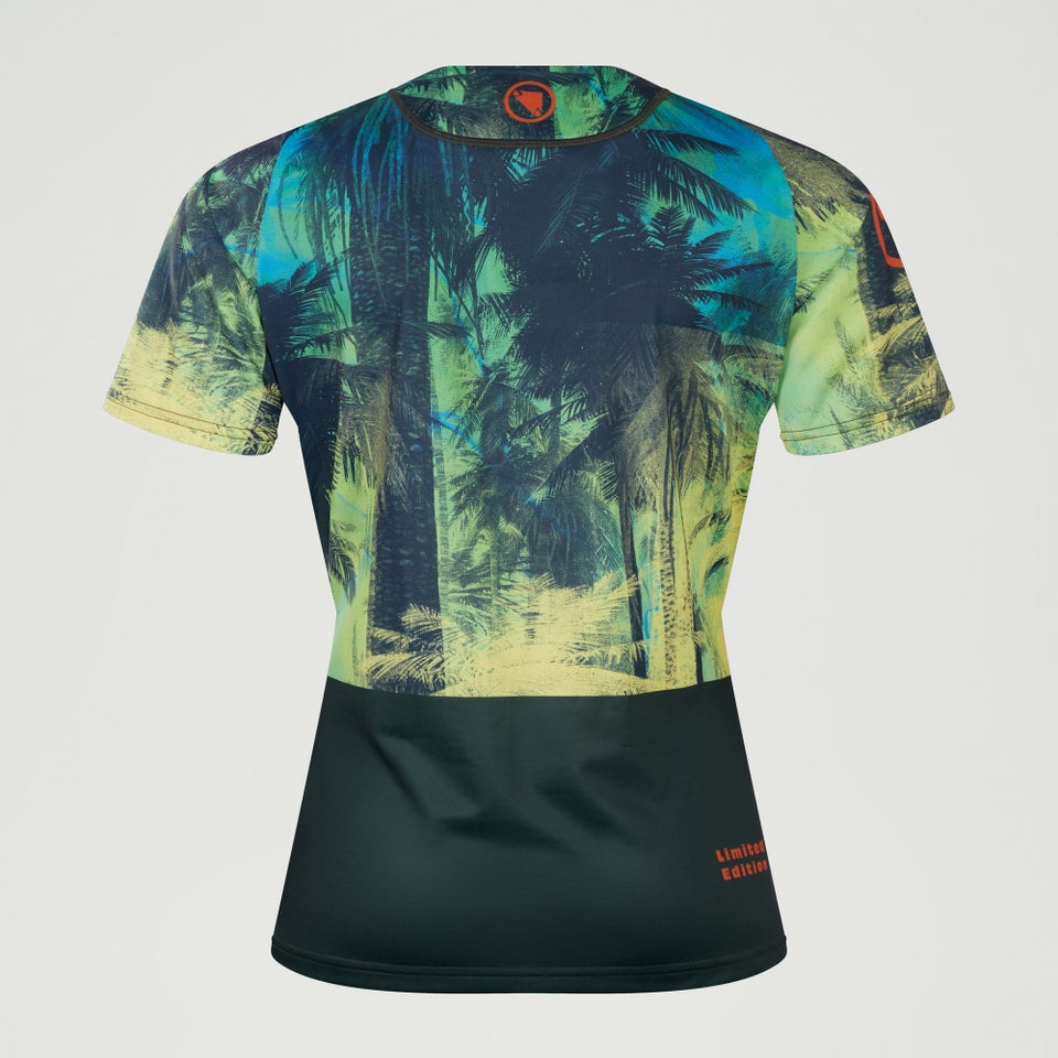 Women's Ltd Tropical S/S Tee - Ghillie Green
