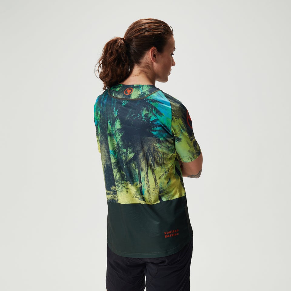 Women's Ltd Tropical S/S Tee - Ghillie Green