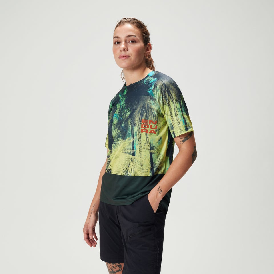 Women's Ltd Tropical S/S Tee - Ghillie Green