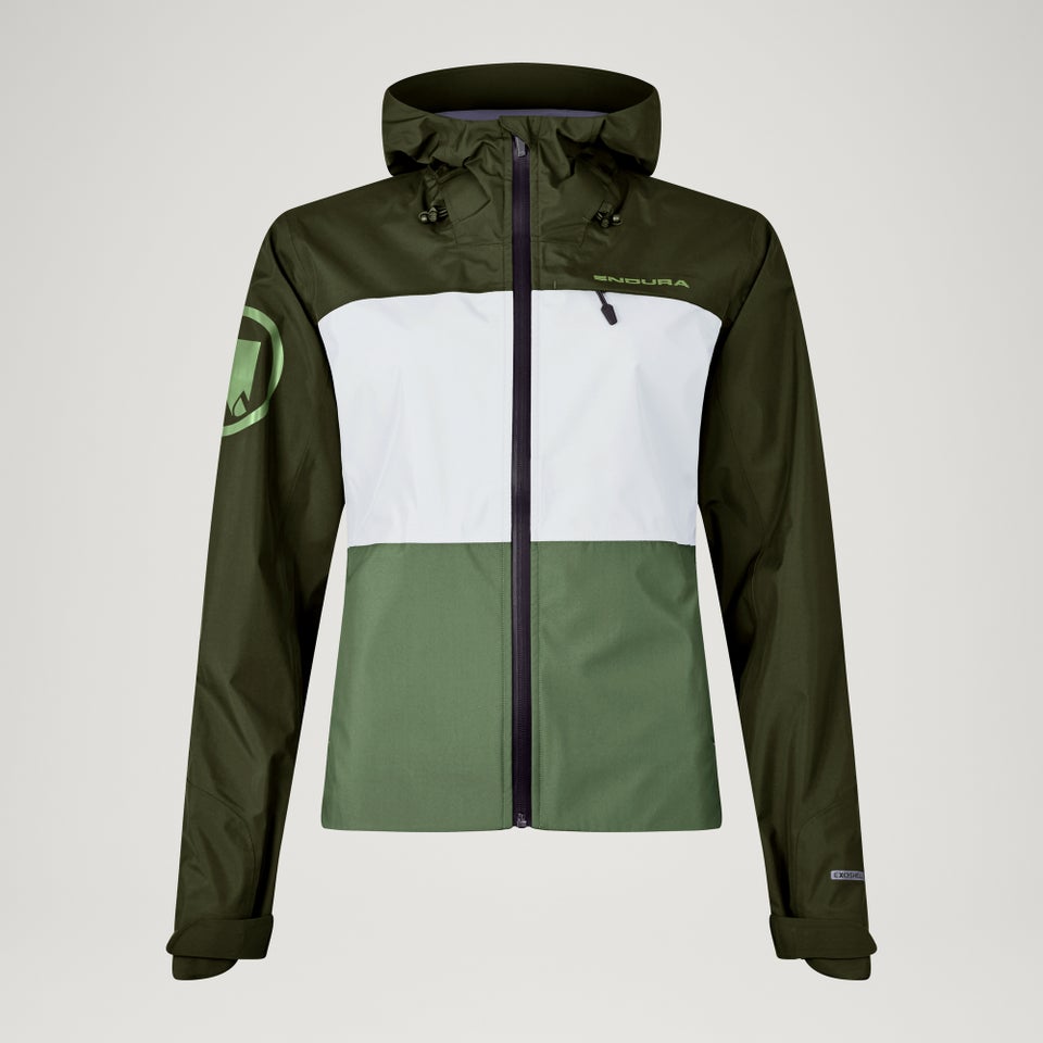 Women's SingleTrack Waterproof Jacket II - Ghillie Green