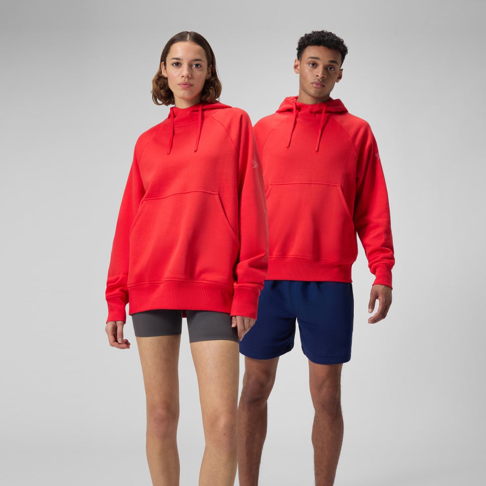 Unisex Fleece Hoodie Red