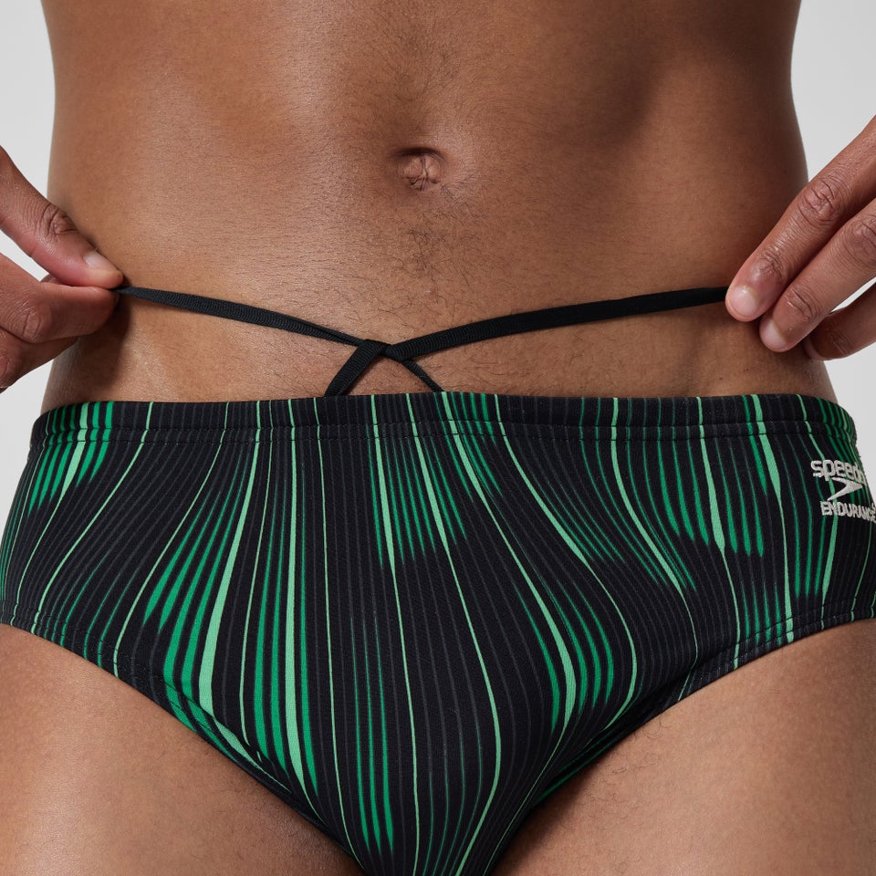 Caleçon boxeur ajusté boxeur ajusté Space Train pour hommes, vert/noir