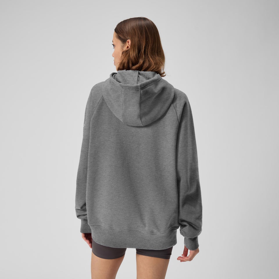 Chandail à capuche en polaire unisexe, gris