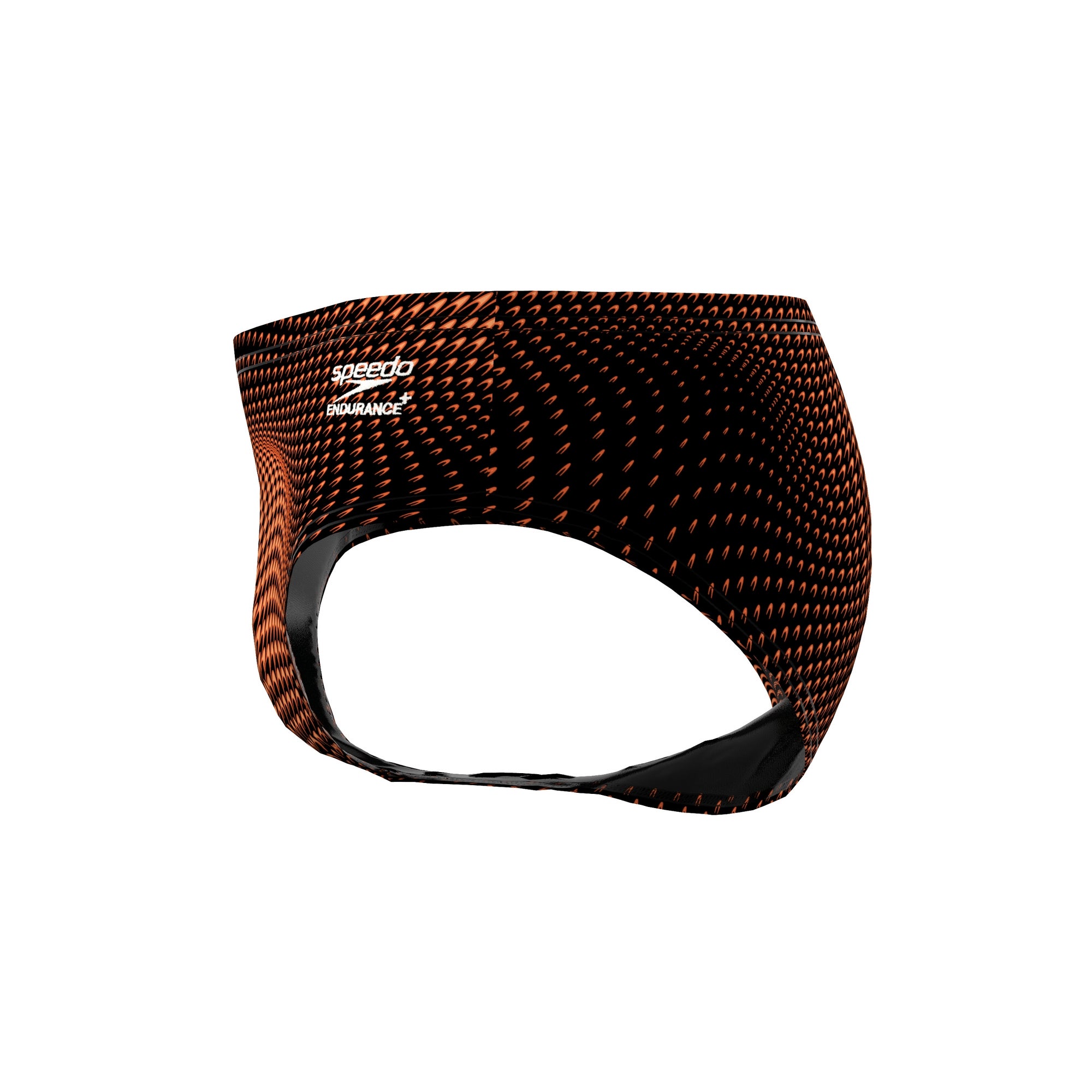 Men's Flow Brief Black/Orange | Speedo USA