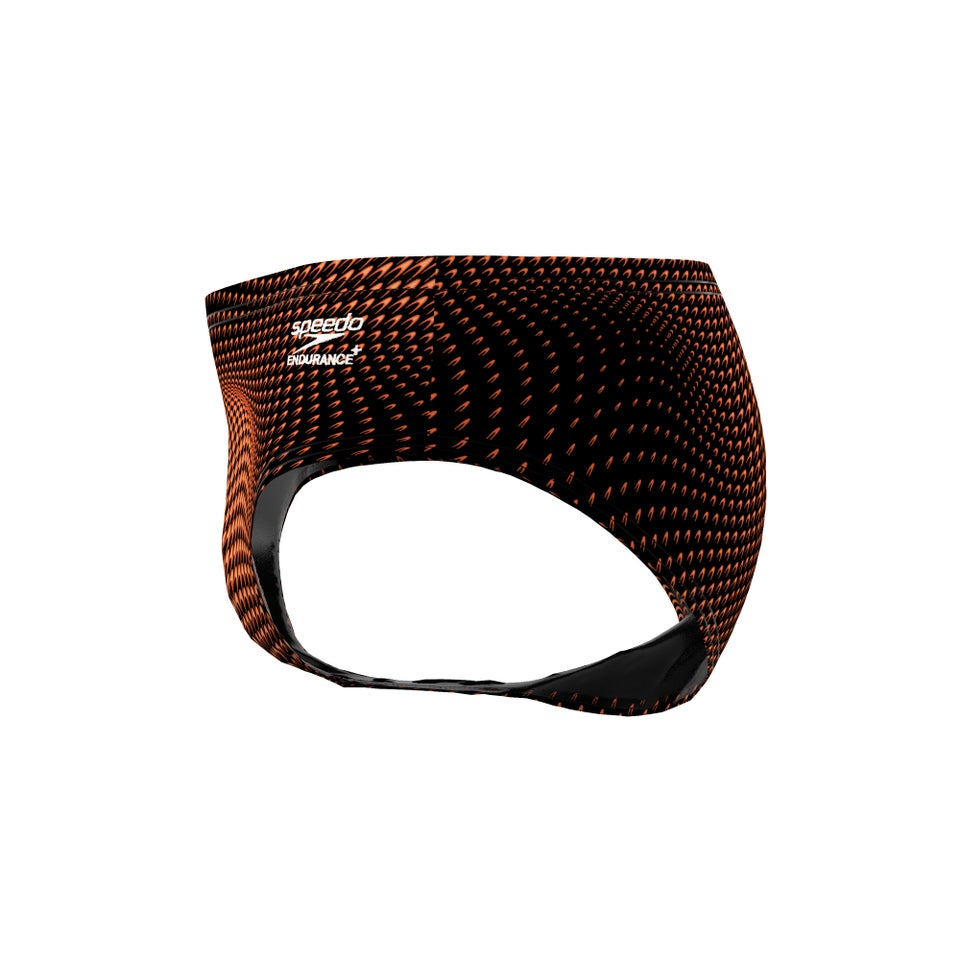 Men's Flow Brief Black/Orange