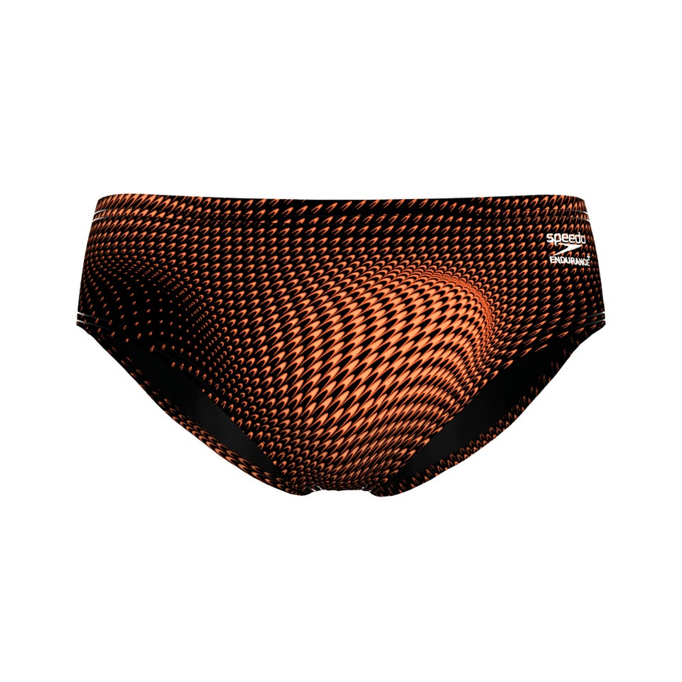 Men's Flow Brief Black/Orange