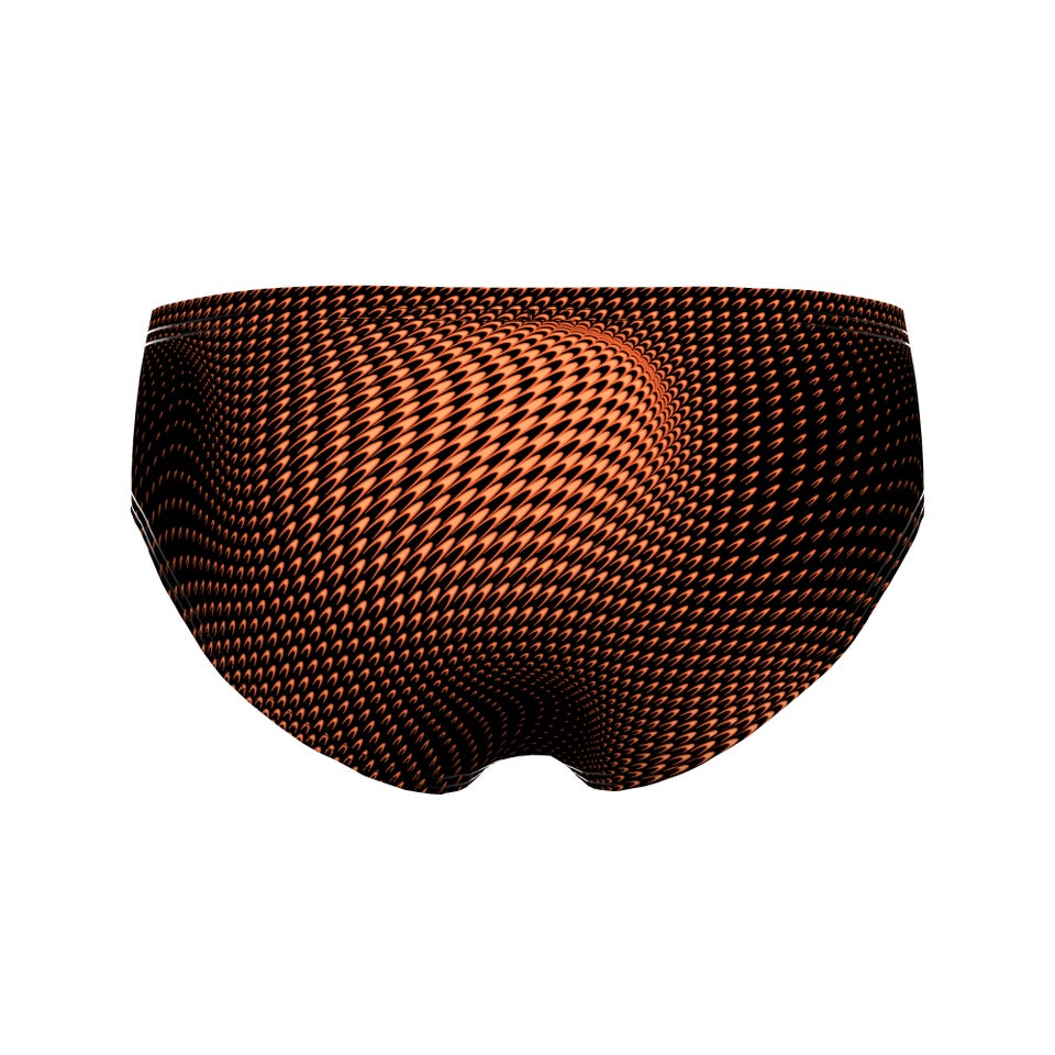 Men's Flow Brief Black/Orange