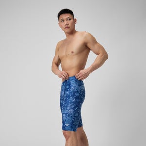 Men's Printed Jammer Blue
