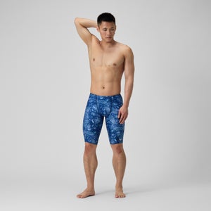 Men's Printed Jammer Blue