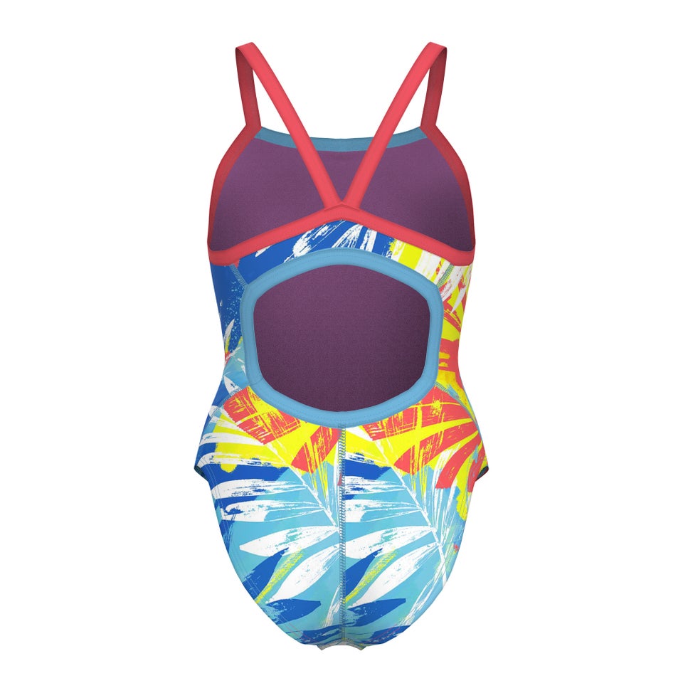 Women's Print Propel Back One Piece Red/Blue
