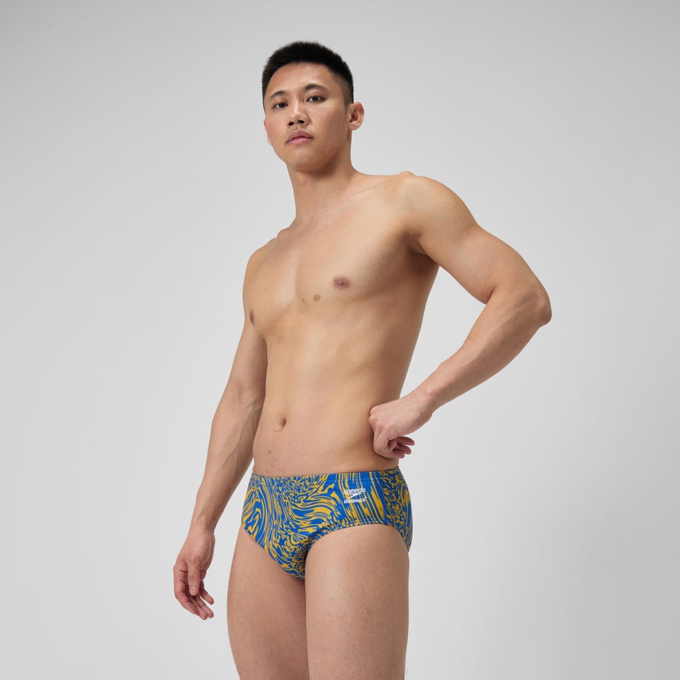 Men's Hydrochasm Brief Yellow/Blue