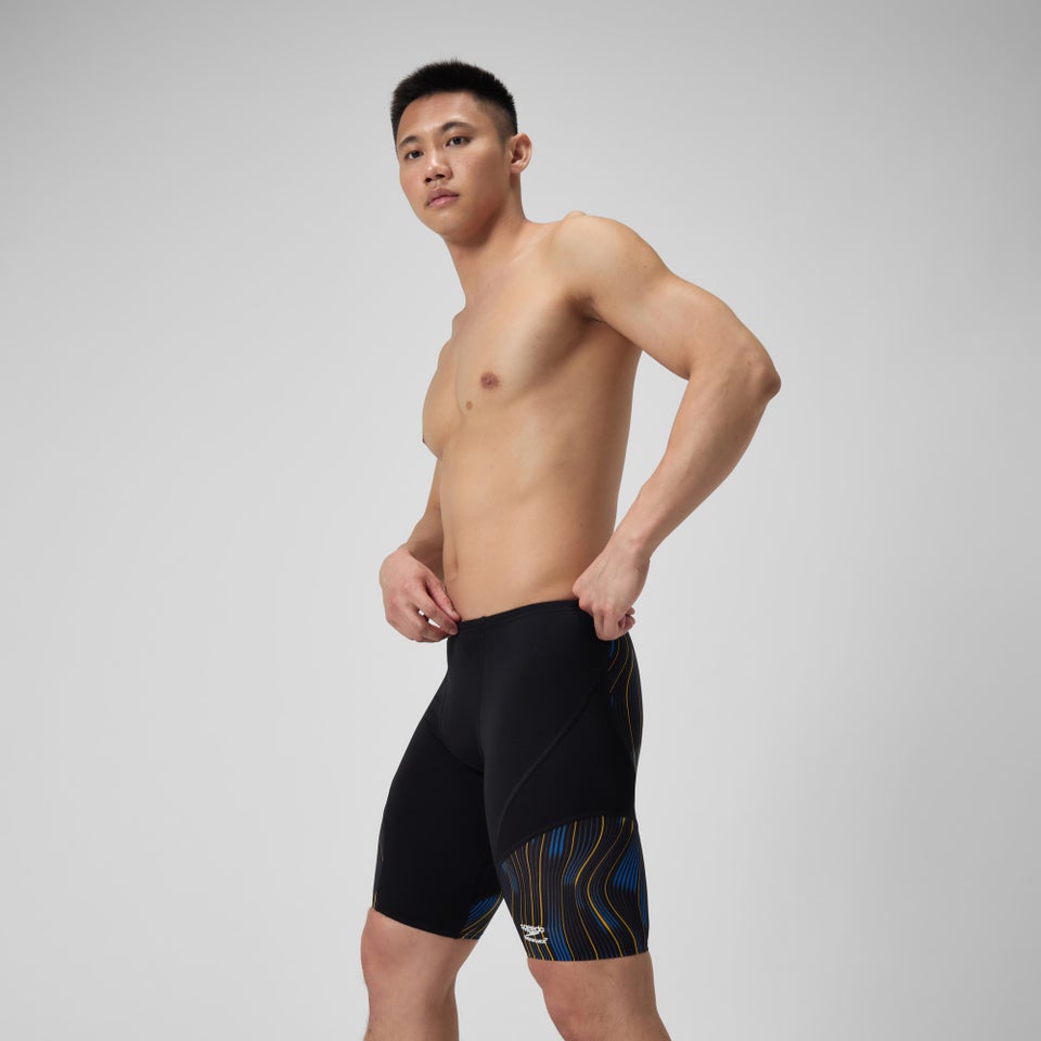 Men's Space Train Jammer Gold/Blue