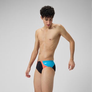 Men's Colorblock One Brief Black/Red