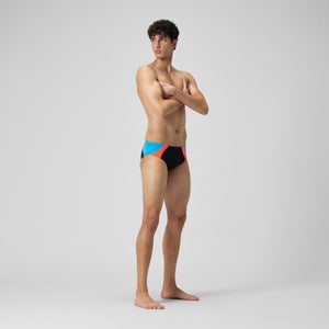 Men's Colorblock One Brief Black/Red