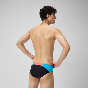 Men's Colorblock One Brief Black/Red