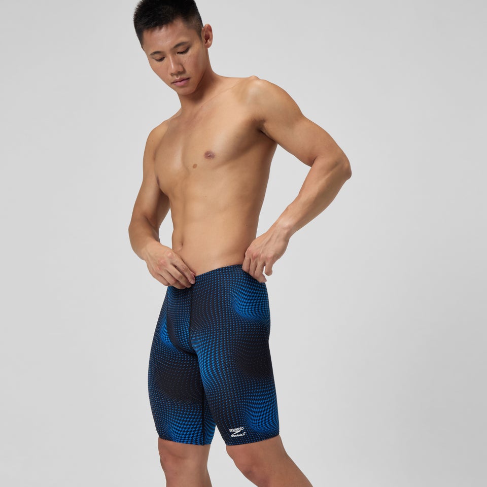 Cuissard de natation noir/bleu pour hommes Flow