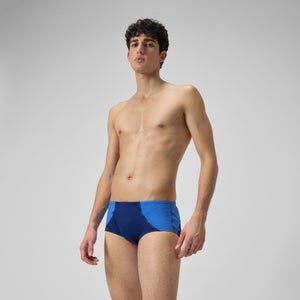 Men's Colorblock Euro Brief Navy - 34