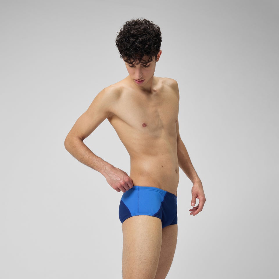 Men's Colorblock Euro Brief Navy
