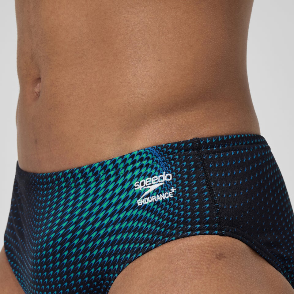 Caleçon noir/bleu pour hommes Flow