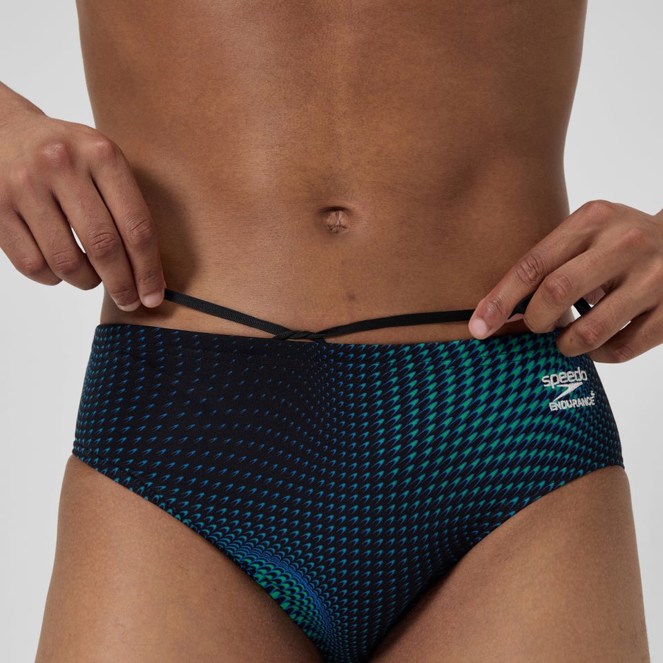 Caleçon noir/bleu pour hommes Flow