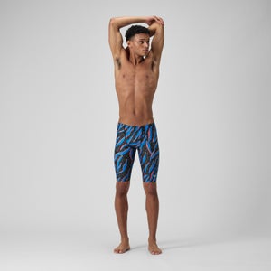 Men's Printed Jammer Blue/Black