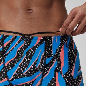 Men's Printed Jammer Blue/Black
