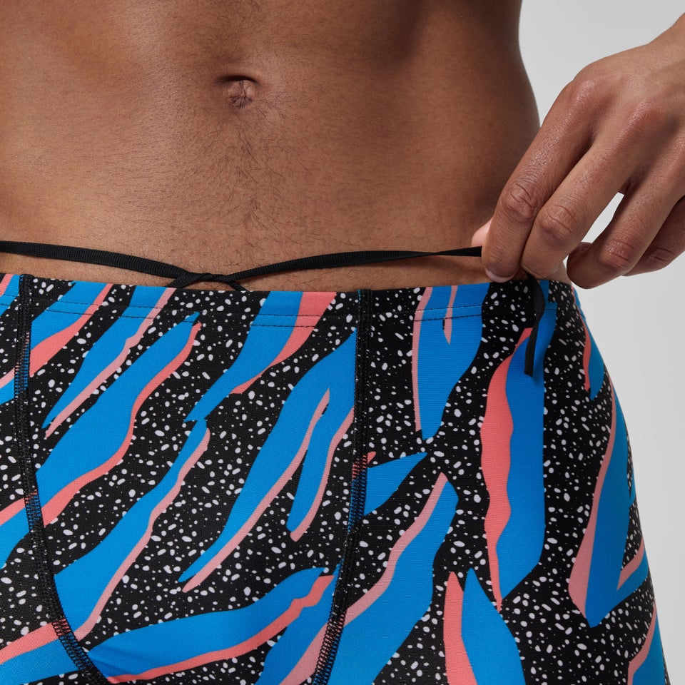 Men's Printed Jammer Blue/Black
