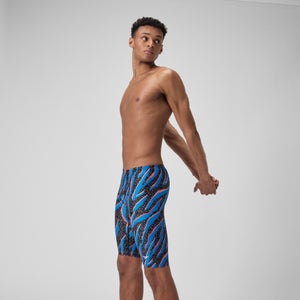 Men's Printed Jammer Blue/Black