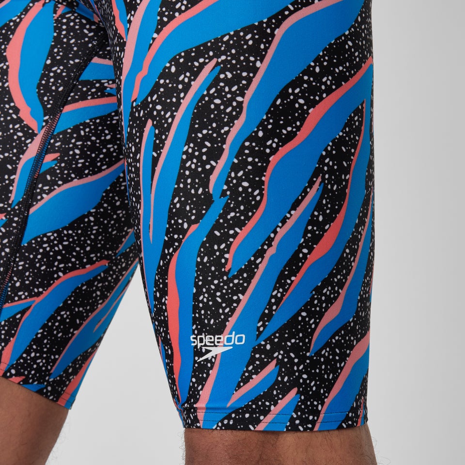 Men's Printed Jammer Blue/Black