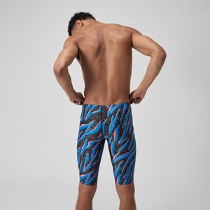 Men's Printed Jammer Blue/Black