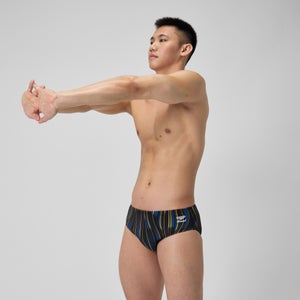 Men's Space Train Brief Gold Gold/Blue