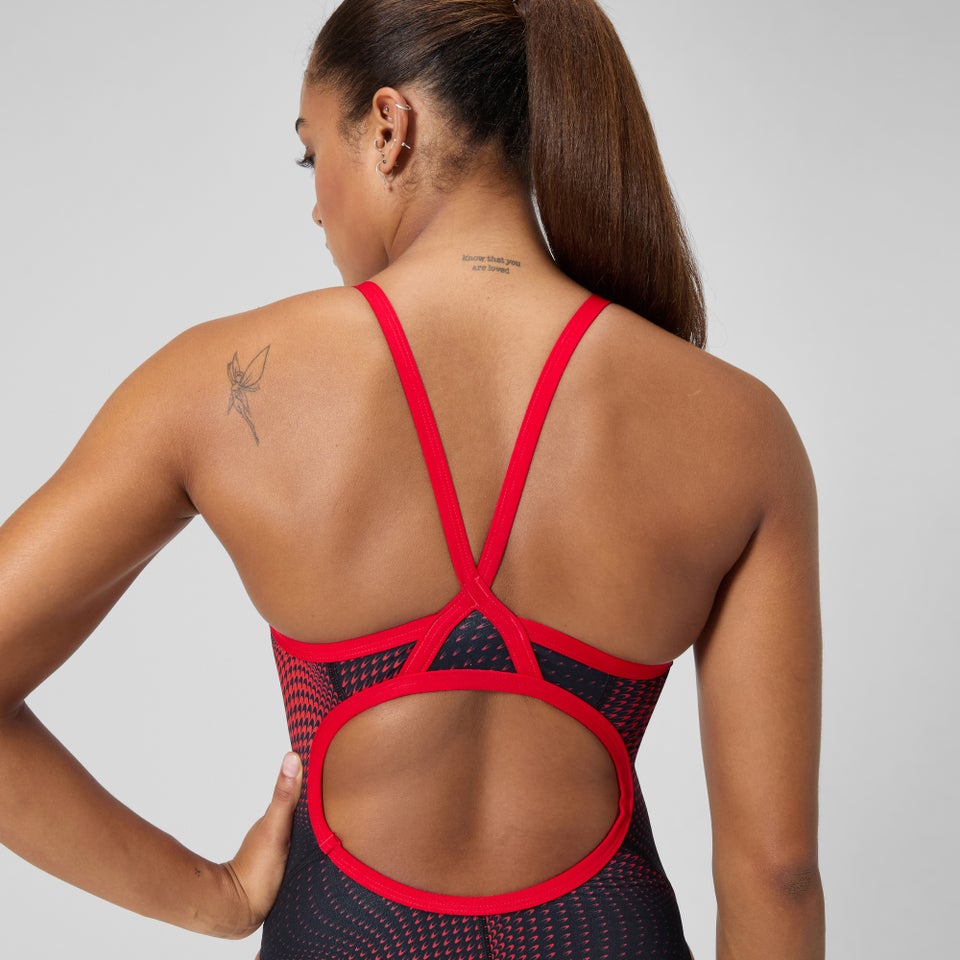 Monopièce rouge pour femmes Flow Flyback