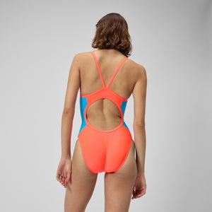 Women's Propel Back One Piece Red/Black