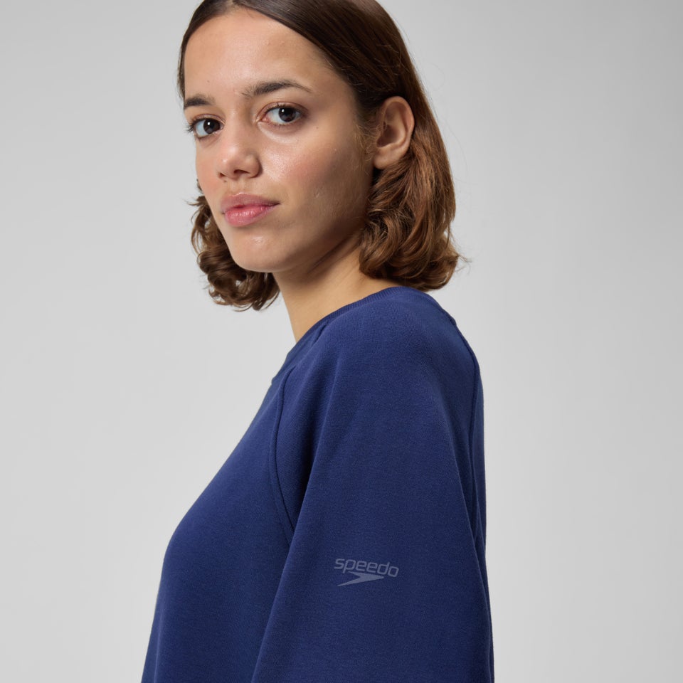 Unisex Fleece Crew Navy