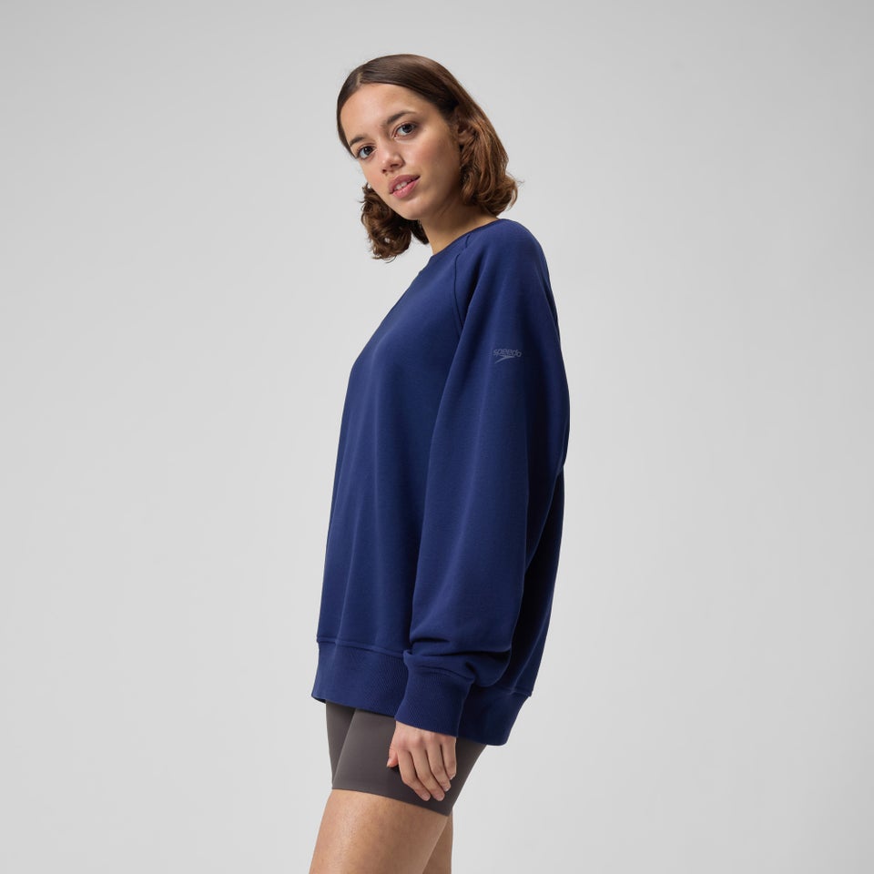 Unisex Fleece Crew Navy