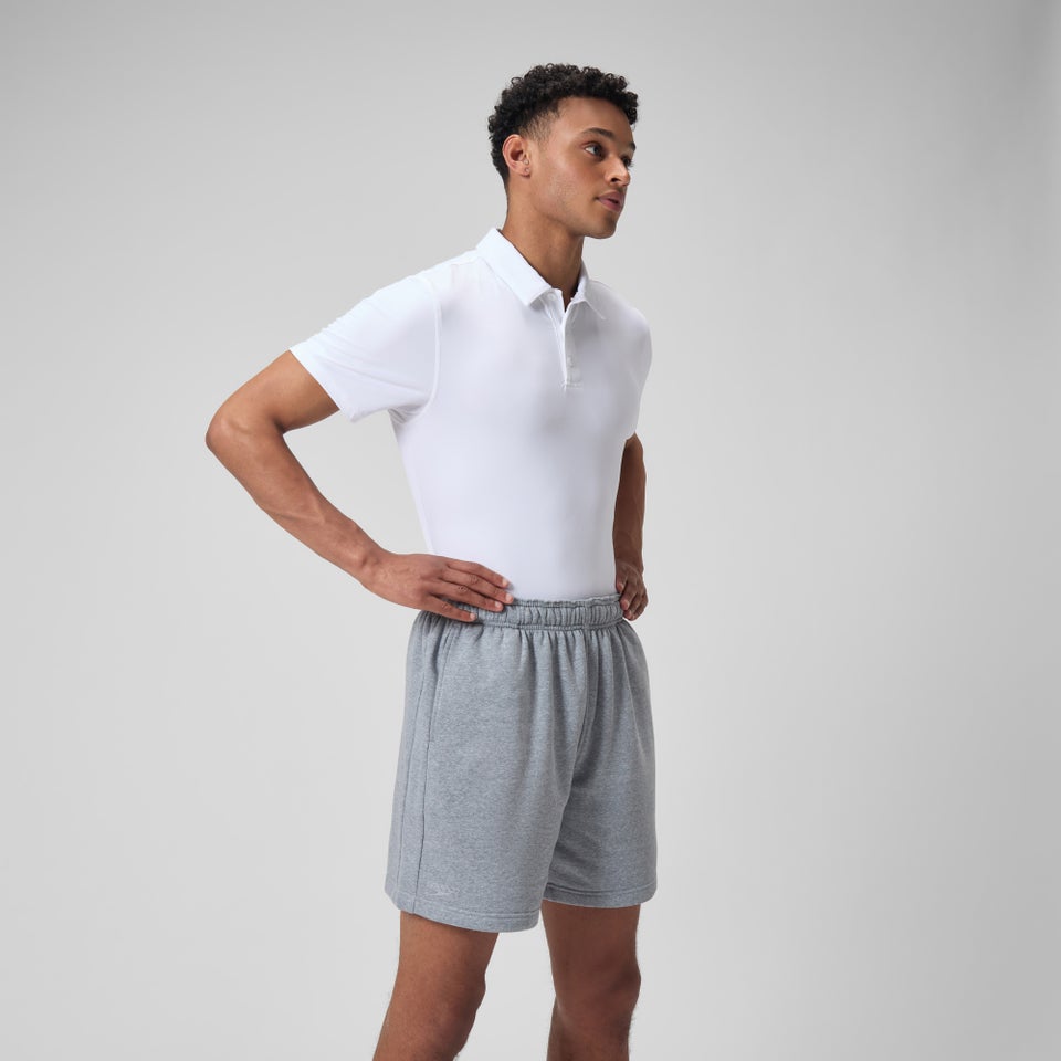 Unisex Fleece Shorts Gray