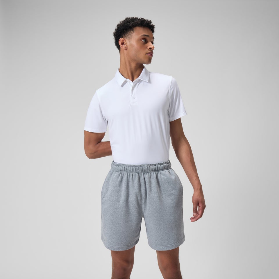 Unisex Fleece Shorts Gray