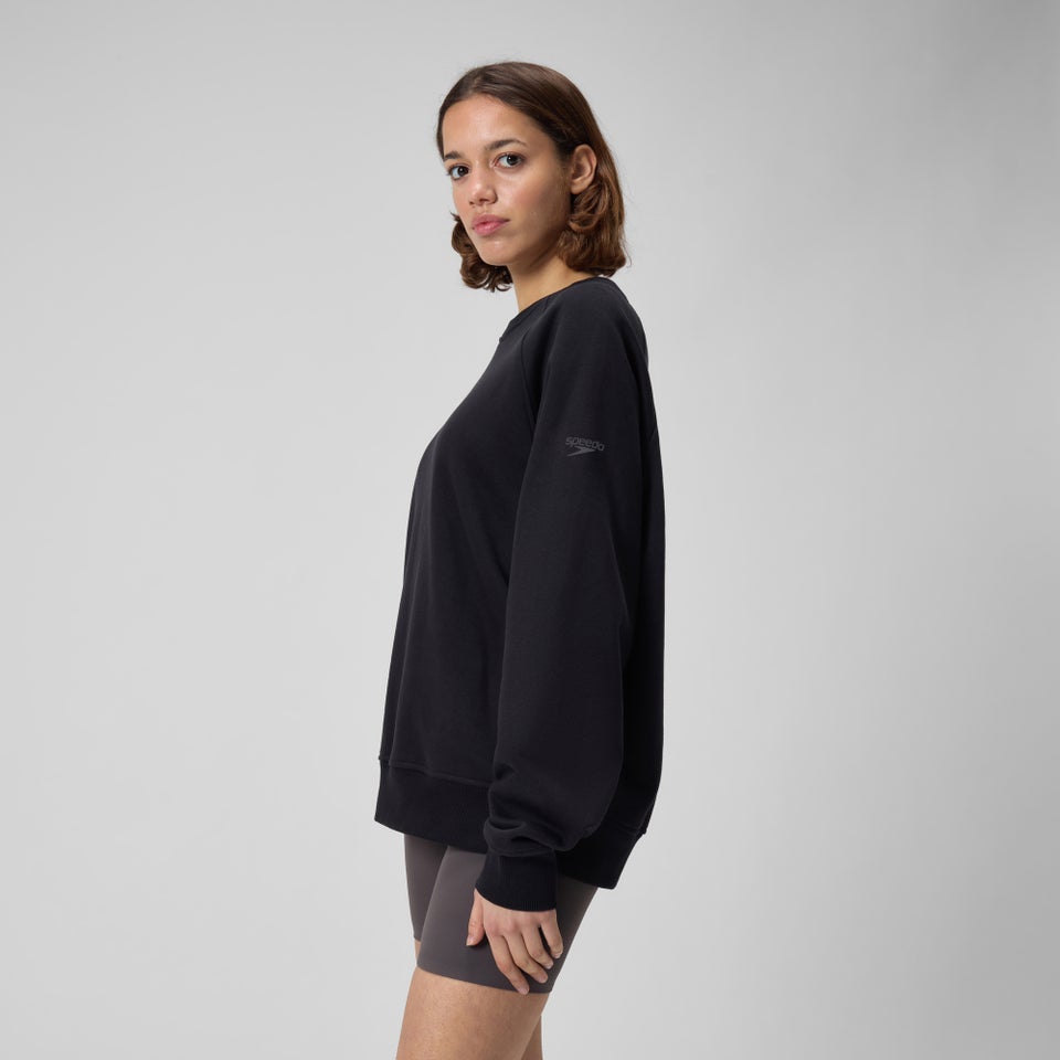 Unisex Fleece Crew Black