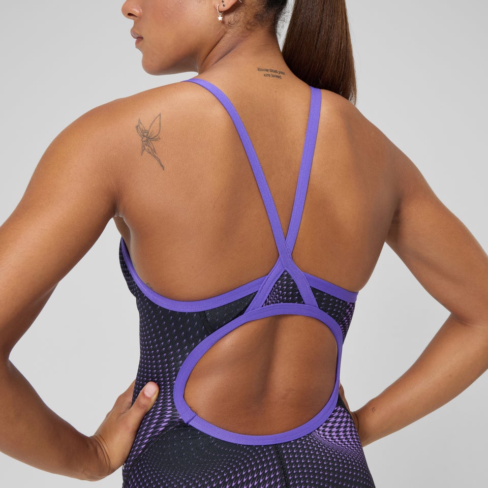 Monopièce noir/violet pour femmes Flow Flyback