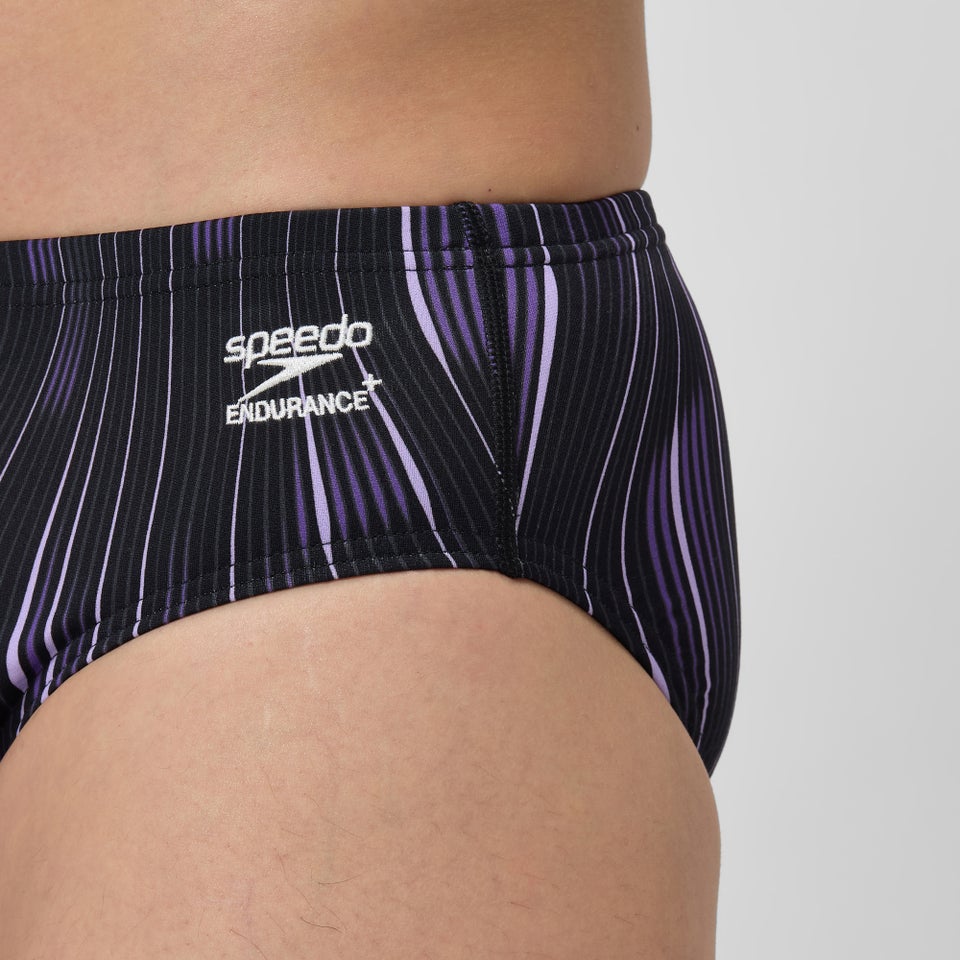 Men's Space Train Brief Purple/Black