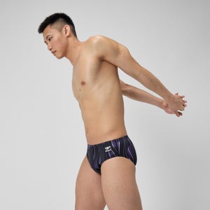 Men's Space Train Brief Purple/Black