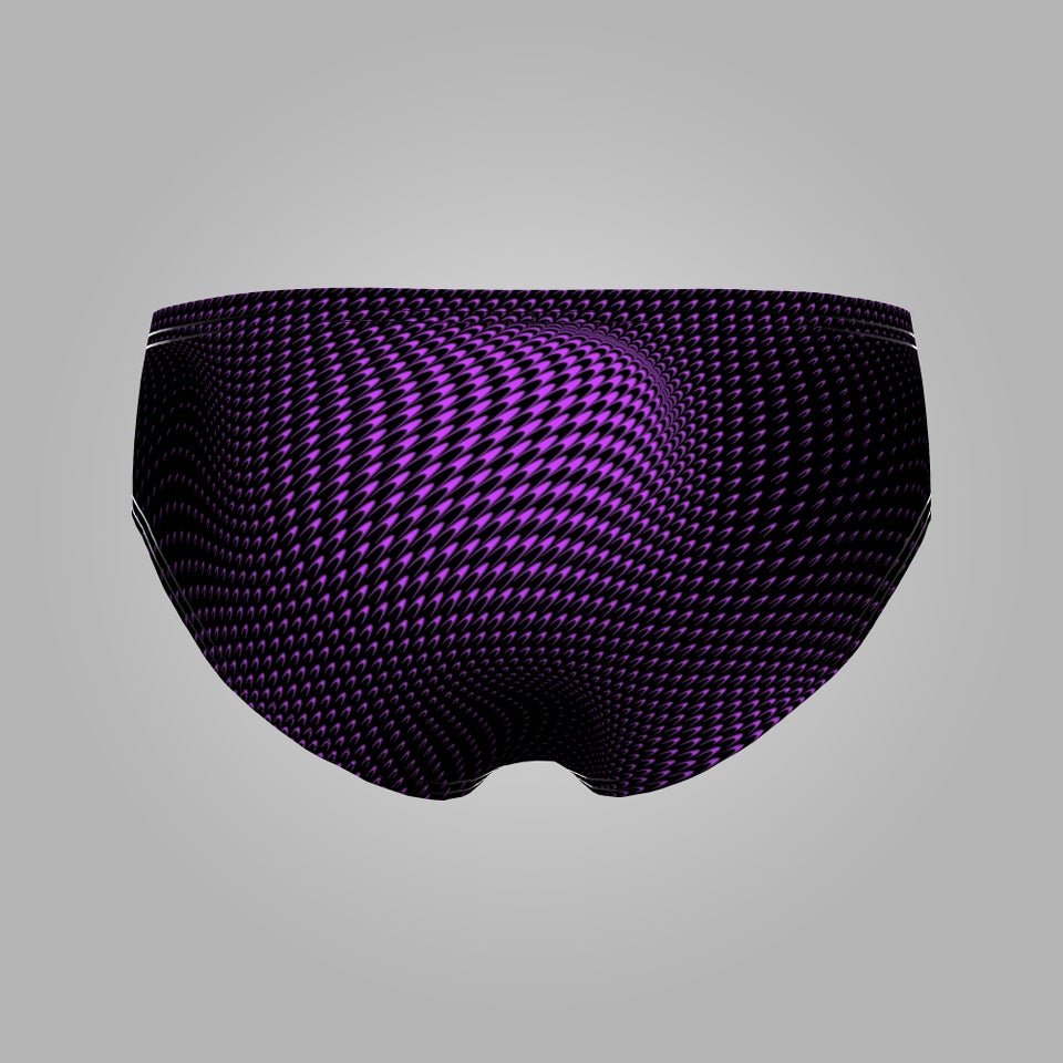 Caleçon noir/violet pour hommes Flow