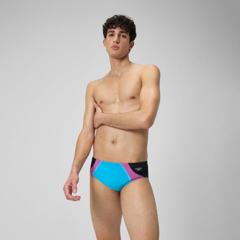 Men's Colorblock One Brief Blue