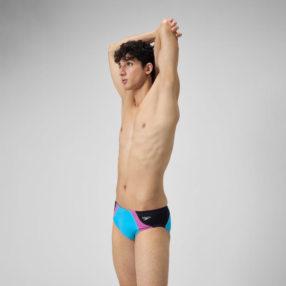 Men's Colorblock One Brief Blue