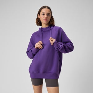 Unisex Fleece Hoodie - Purple | Size 2XL