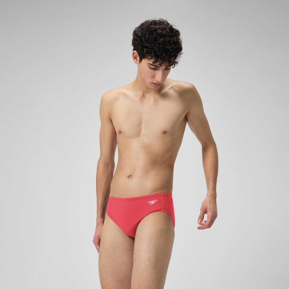 Men's Endurance Solid One Brief Red/Black