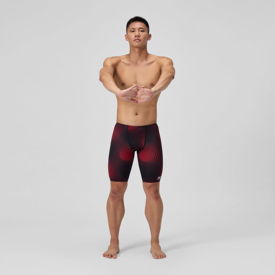 Cuissard de natation rouge pour hommes Flow