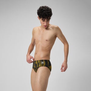 Men's Space Train Brief Yellow/Black
