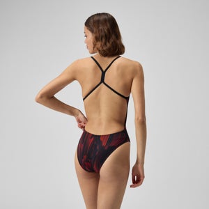 Women's Space Train One Back One Piece Red/Navy