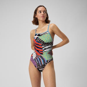 Women's Printed Tri Back One Piece Multi - 24